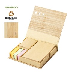 Porte-Notes Éthique Personnalisé Kokil Matières : bambou Couleurs : naturel 2