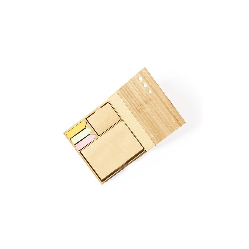 Porte-Notes Éthique Personnalisé Kokil Matières : bambou Couleurs : naturel impression haute définition