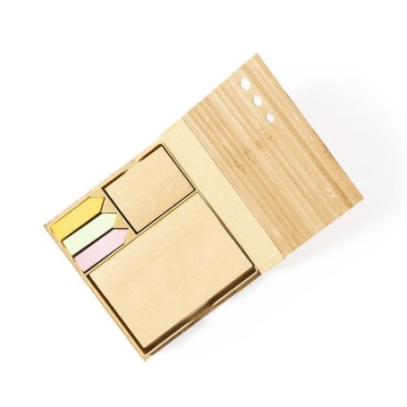 Porte-Notes Éthique Personnalisé Kokil Matières : bambou Couleurs : naturel impression haute définition