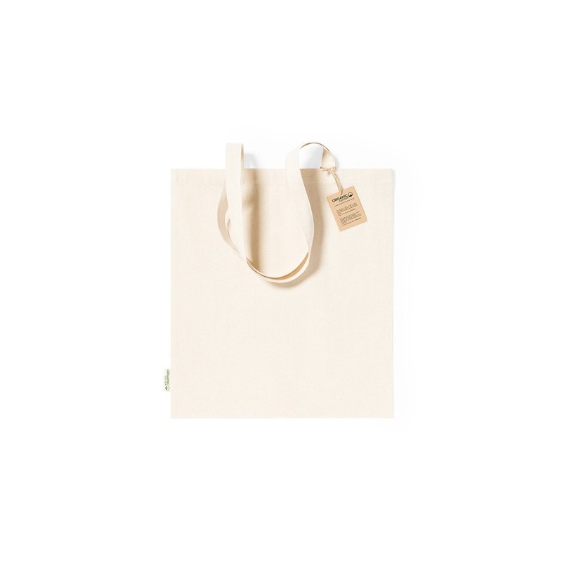 Sac Shopping Éco-responsable et Pratique Personnalisé Fizzy pas cher Matières : coton organique Couleurs : naturel cadeau entrep