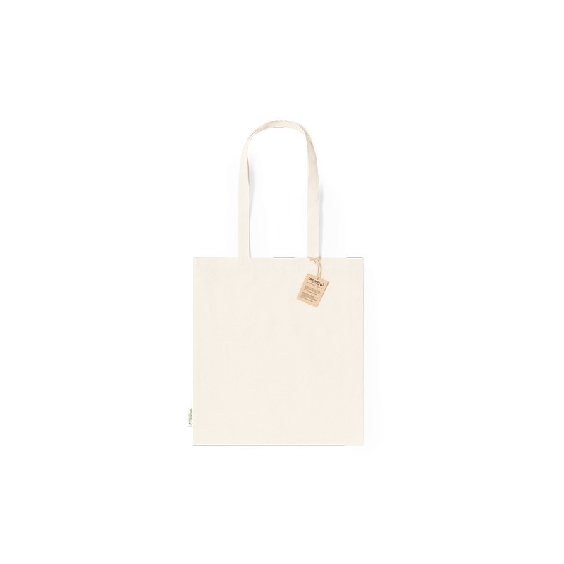 Sac Shopping Éco-responsable et Pratique Personnalisé Fizzy pas cher Matières : coton organique Couleurs : naturel impression ha