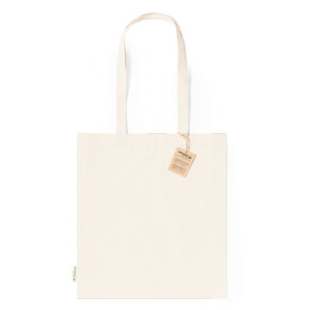 Sac Shopping Éco-responsable et Pratique Personnalisé Fizzy pas cher Matières : coton organique Couleurs : naturel impression ha