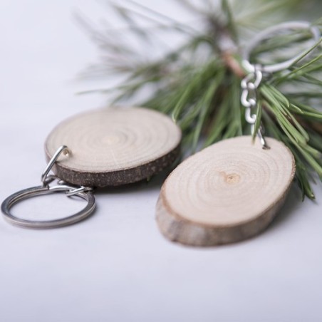 Porte-clés en bois  personnalisé - Selton Matières : bois livraison express 24h 48h