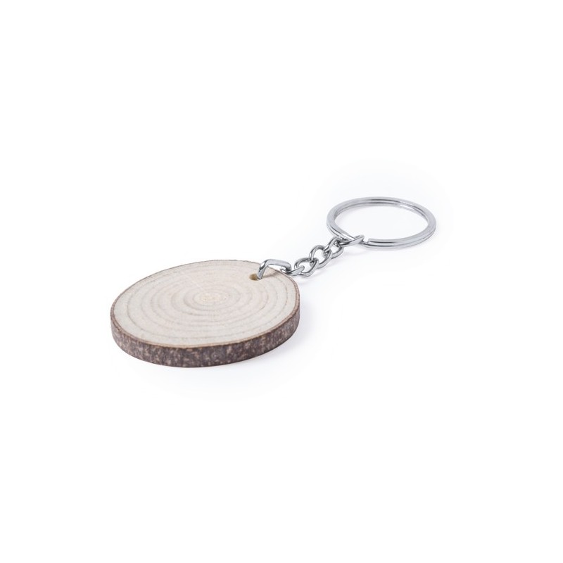 Porte-clés en bois  personnalisé - Selton Matières : bois cadeau collaborateur premium