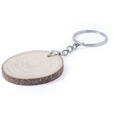 Porte-clés en bois  personnalisé - Selton Matières : bois cadeau collaborateur premium