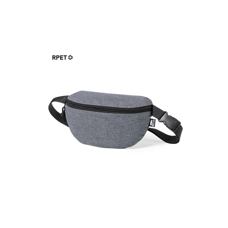 Sac Banane Éco-responsable Personnalisé et Stylé - Parks Couleurs : gris Matières : polyester recyclé personnalisable avec votre