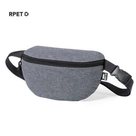 Sac Banane Éco-responsable Personnalisé et Stylé - Parks Couleurs : gris Matières : polyester recyclé personnalisable avec votre