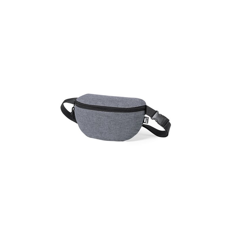 Sac Banane Éco-responsable Personnalisé et Stylé - Parks Couleurs : gris Matières : polyester recyclé cadeau entreprise pas cher