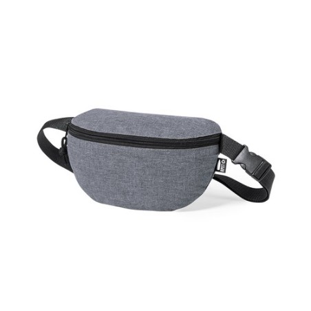 Sac Banane Éco-responsable Personnalisé et Stylé - Parks Couleurs : gris Matières : polyester recyclé cadeau entreprise pas cher