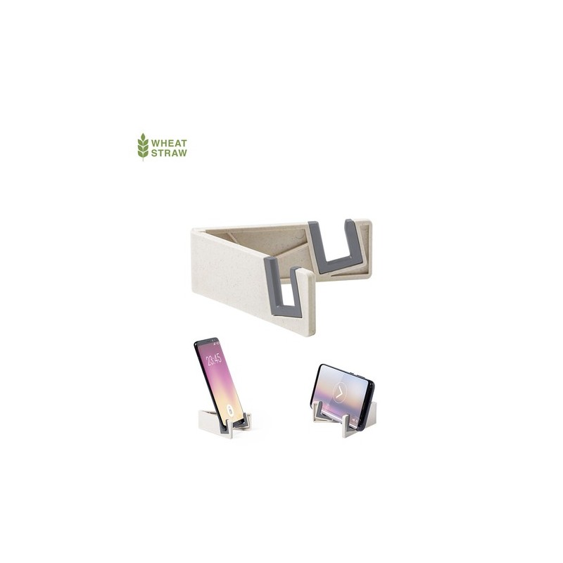 Support de Téléphone Éco-responsable et Personnalisé Lastrow Matières : polypropylène (PP) Couleurs : naturel personnalisable av