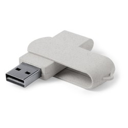 Clé USB Éco-responsable Pratique Personnalisée 16GB Kontix Matières : ABS Couleurs : naturel