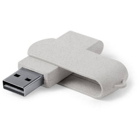 Clé USB Éco-responsable Pratique Personnalisée 16GB Kontix Matières : ABS Couleurs : naturel cadeau entreprise pas cher