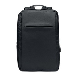 Sac à dos  300D RPET pour ordinateur - SEOUL personnalisé pas cher Matières : PET Couleurs : noir goodies publicitaire événement
