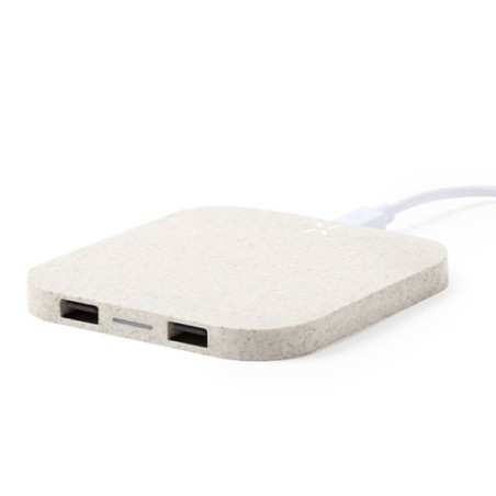 Chargeur Éco-Friendly Sans Fil Personnalisé Riens Matières : ABS Couleurs : naturel