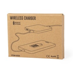 Chargeur Éco-Friendly Sans Fil Personnalisé Riens Matières : ABS Couleurs : naturel impression haute définition