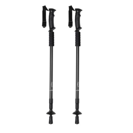 Set de Bâtons de Randonnée Pliants Personnalisés Pas Cher Brulen Matières : aluminium Couleurs : noir cadeau entreprise pas cher