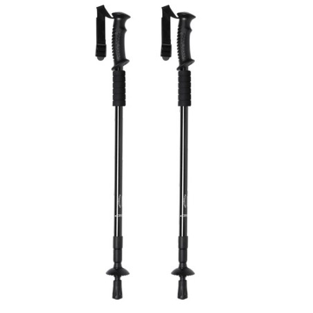Set de Bâtons de Randonnée Pliants Personnalisés Pas Cher Brulen Matières : aluminium Couleurs : noir livraison express 24h 48h