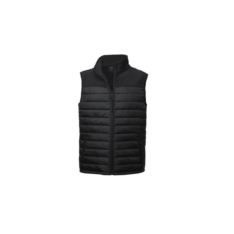 Gilet Imperméable et Respirant Personnalisé pas cher Bordy Matières : polyester Taille textile : S Couleurs : noir marquage coul