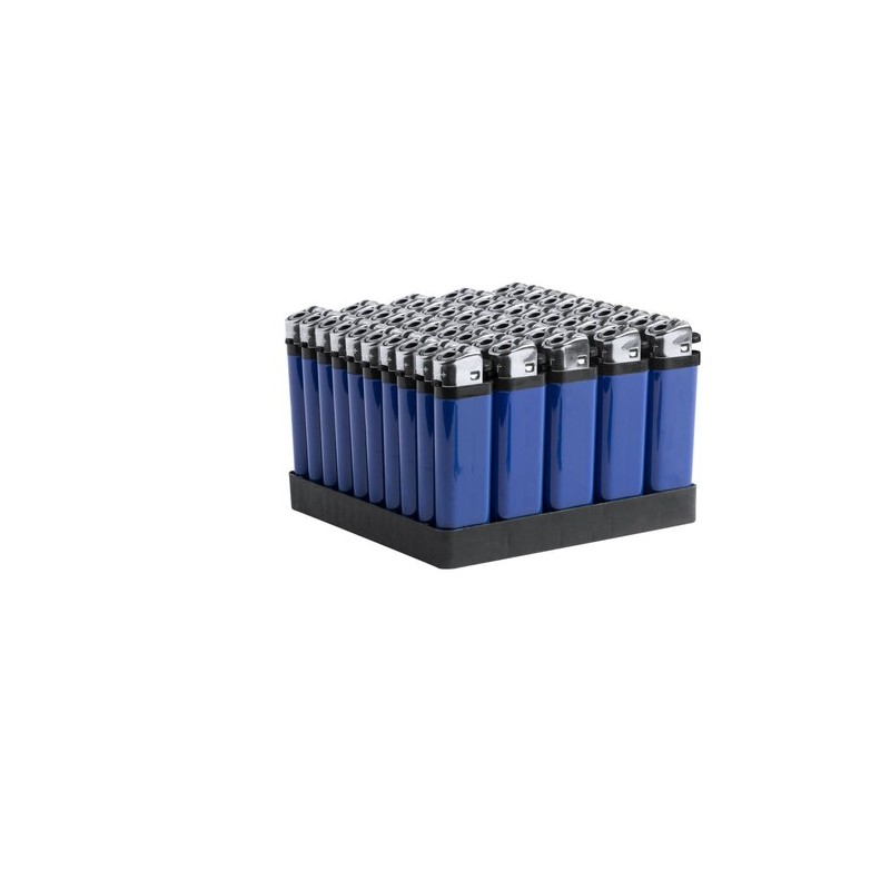 Briquet personnalisé pratique - Accessoire fumeur pas cher - Parsok Couleurs : bleu goodies personnalisé en stock