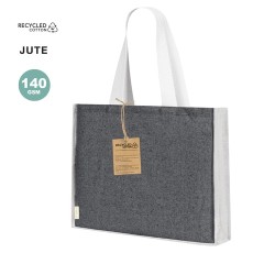 Sac Éco-responsable et Pratique Personnalisé de Shopping Talara pas cher Matières : coton recyclé Couleurs : bleu 2