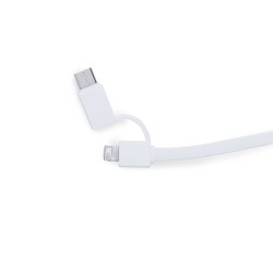 Chargeur rapide personnalisable pour une recharge pratique - Pikat Couleurs : blanc cadeau entreprise pas cher