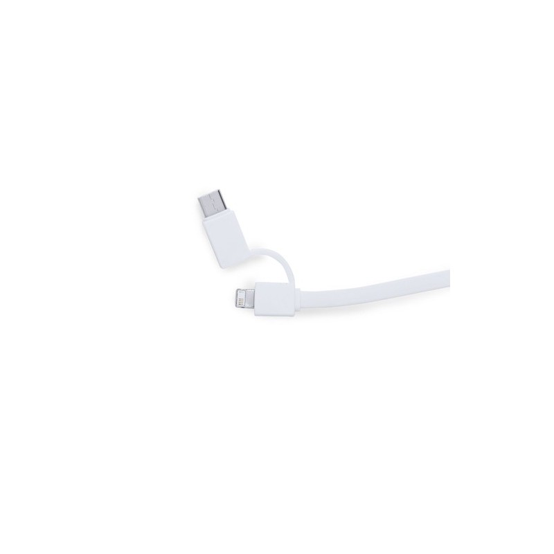 Chargeur rapide personnalisable pour une recharge pratique - Pikat Couleurs : blanc cadeau entreprise pas cher