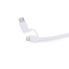Chargeur rapide personnalisable pour une recharge pratique - Pikat Couleurs : blanc cadeau entreprise pas cher