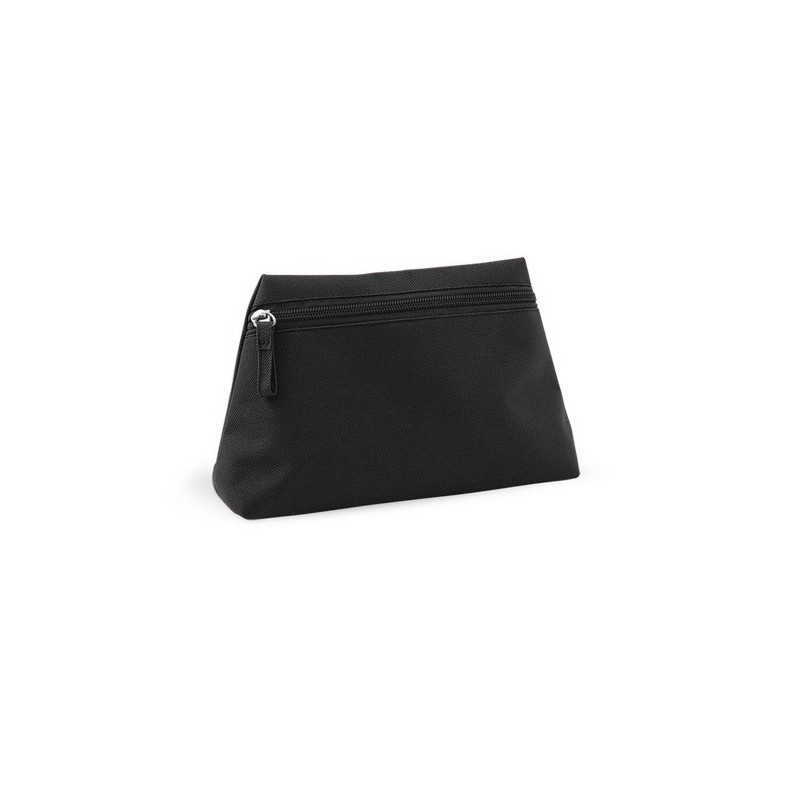 Trousse de Toilette Personnalisable Éco-responsable - Britney Matières : polyester Couleurs : noir goodies publicitaire durable