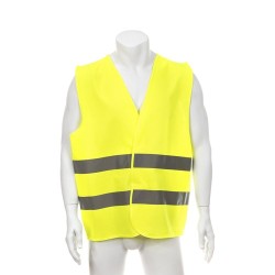 Gilet Réfléchissant Personnalisé Haute Visibilité Kross pas cher Matières : polyester Taille textile : XL Couleurs : jaune objet