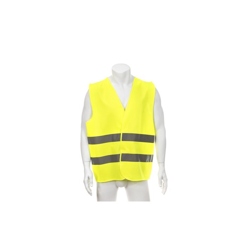 Gilet Réfléchissant Personnalisé Haute Visibilité Kross pas cher Matières : polyester Taille textile : XL Couleurs : jaune objet