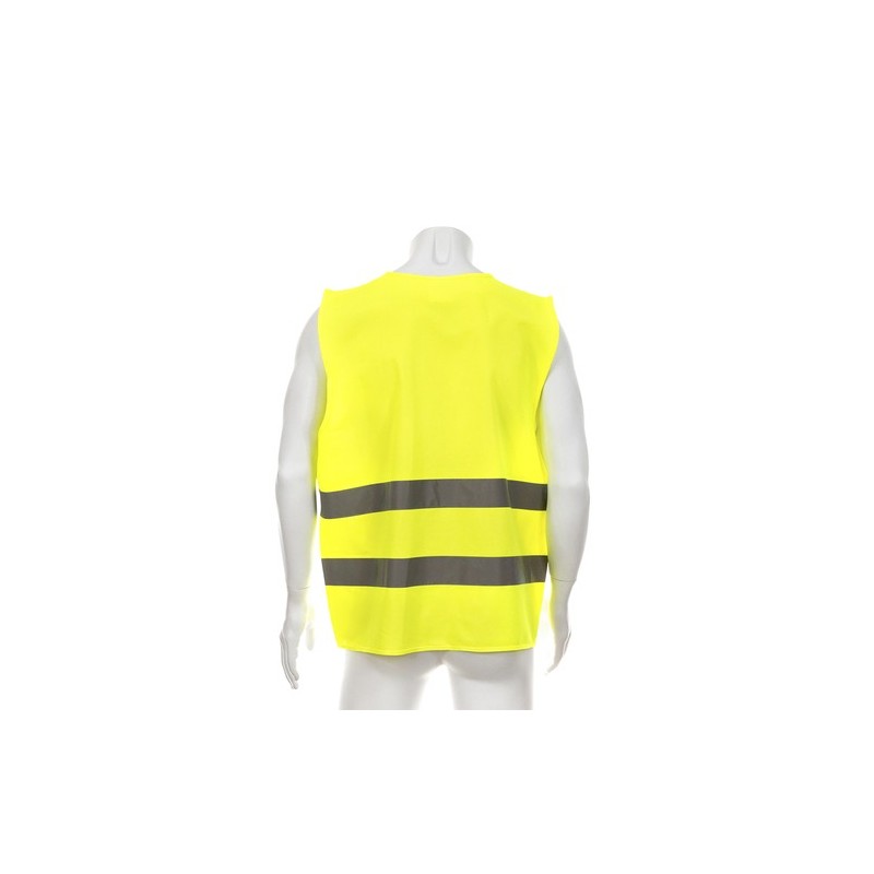 Gilet Réfléchissant Personnalisé Haute Visibilité Kross pas cher Matières : polyester Taille textile : XL Couleurs : jaune cadea