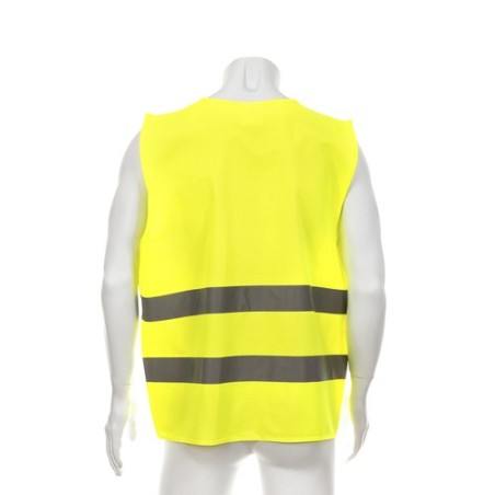 Gilet Réfléchissant Personnalisé Haute Visibilité Kross pas cher Matières : polyester Taille textile : XL Couleurs : jaune cadea