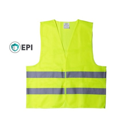 Gilet Réfléchissant Personnalisé Haute Visibilité Kross pas cher Matières : polyester Taille textile : XL Couleurs : jaune objet