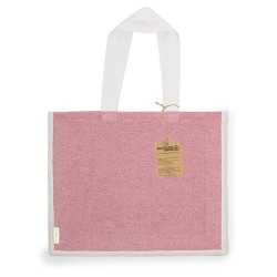 Sac Éco-responsable et Pratique Personnalisé de Shopping Talara pas cher Matières : coton recyclé Couleurs : bleu 2