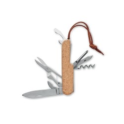 Couteau multi-outils écologique en liège MULTIKORK