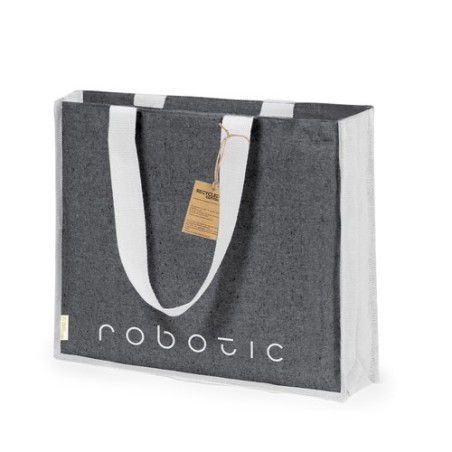 Sac Éco-responsable et Pratique Personnalisé de Shopping Talara pas cher Matières : coton recyclé Couleurs : vert goodies entrep