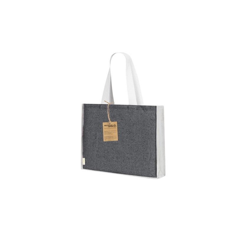 Sac Éco-responsable et Pratique Personnalisé de Shopping Talara pas cher Matières : coton recyclé Couleurs : vert cadeau affaire