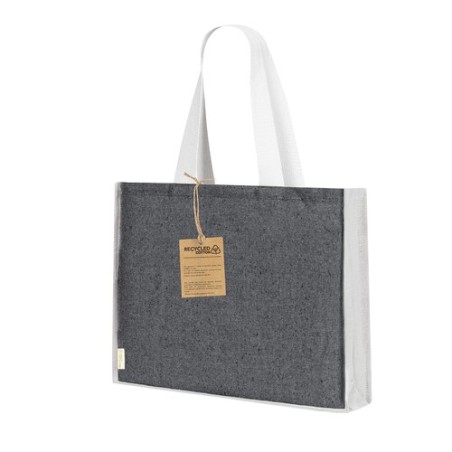 Sac Éco-responsable et Pratique Personnalisé de Shopping Talara pas cher Matières : coton recyclé Couleurs : vert cadeau affaire