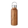 Bouteille isolante double paroi 500 ml personnalisée - NAMIB BOTTLE Couleurs : marron Matières : acier inoxydable recyclé