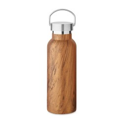 Bouteille isolante double paroi 500 ml personnalisée - NAMIB BOTTLE Couleurs : marron Matières : acier inoxydable recyclé 2