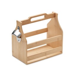 Caisse à bouteilles  en bambou - CABAS Matières : bambou Couleurs : bois