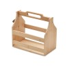 Caisse à bouteilles  en bambou - CABAS Matières : bambou Couleurs : bois personnalisable avec votre logo