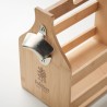 Caisse à bouteilles  en bambou - CABAS Matières : bambou Couleurs : bois goodies publicitaire événementiel