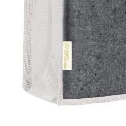 Sac Éco-responsable et Pratique Personnalisé de Shopping Talara pas cher Matières : coton recyclé Couleurs : vert goodies public