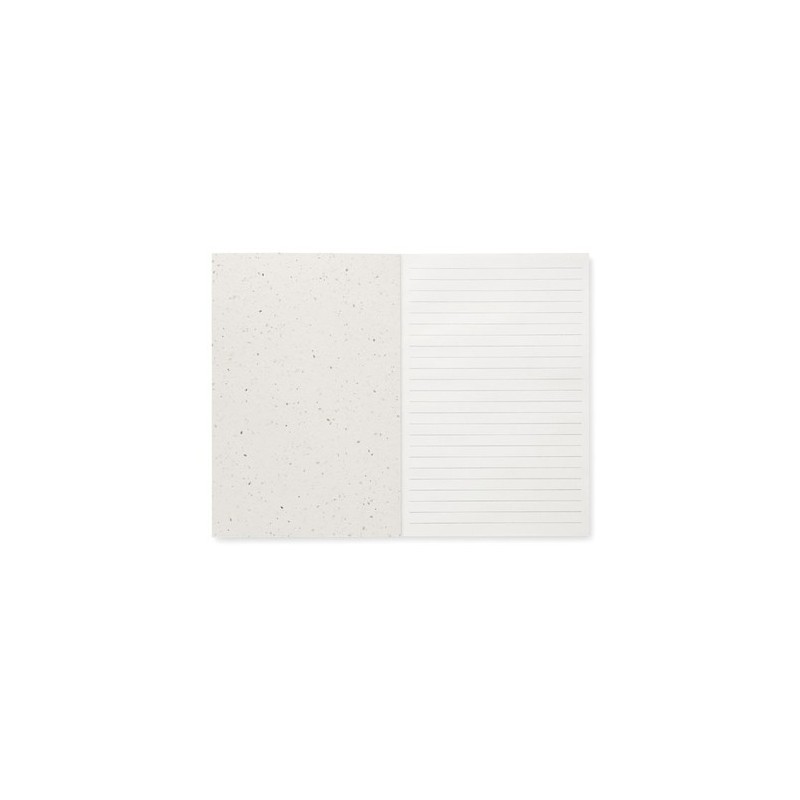 Carnet A5  à couverture en papier semence - SEED BOOK Matières : papier Couleurs : blanc personnalisable avec votre logo