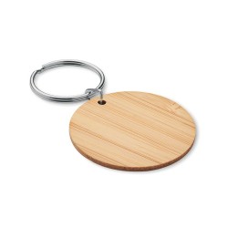 Porte-clés ronds écologiques en bambou - ROUNDBOO