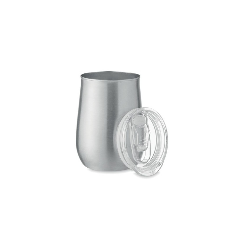 Gobelet en inox recyclé URSA Couleurs : argenté mat Matières : acier inoxydable recyclé personnalisable avec votre logo