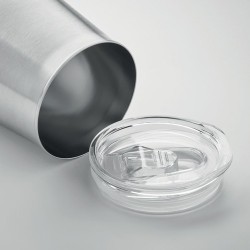 Gobelet en inox recyclé URSA Couleurs : argenté mat Matières : acier inoxydable recyclé personnalisation rapide en France