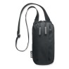 Sacoche pour smartphone durable et personnalisée VALLEY WALLET Matières : PET recyclé Couleurs : noir