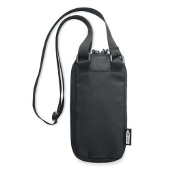 Sacoche pour smartphone durable et personnalisée VALLEY WALLET Matières : PET recyclé Couleurs : noir cadeau entreprise pas cher